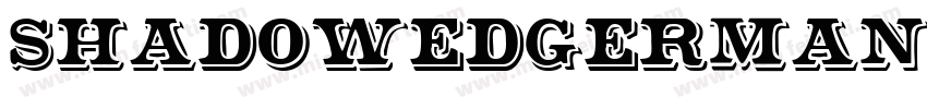 ShadowedGermanica Bo字体转换